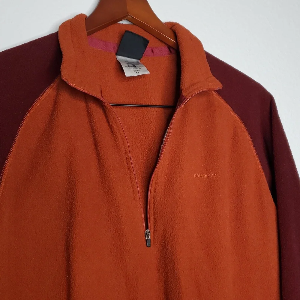 Vintage Patagonia Men Capilene Quarter Zip Sweatshirt Size M Outdoor Sustainable